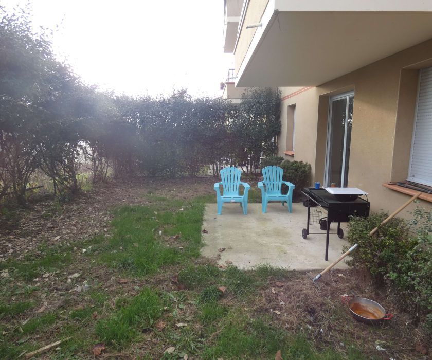 Appartement T2 bis avec jardin dans résidence recherchée